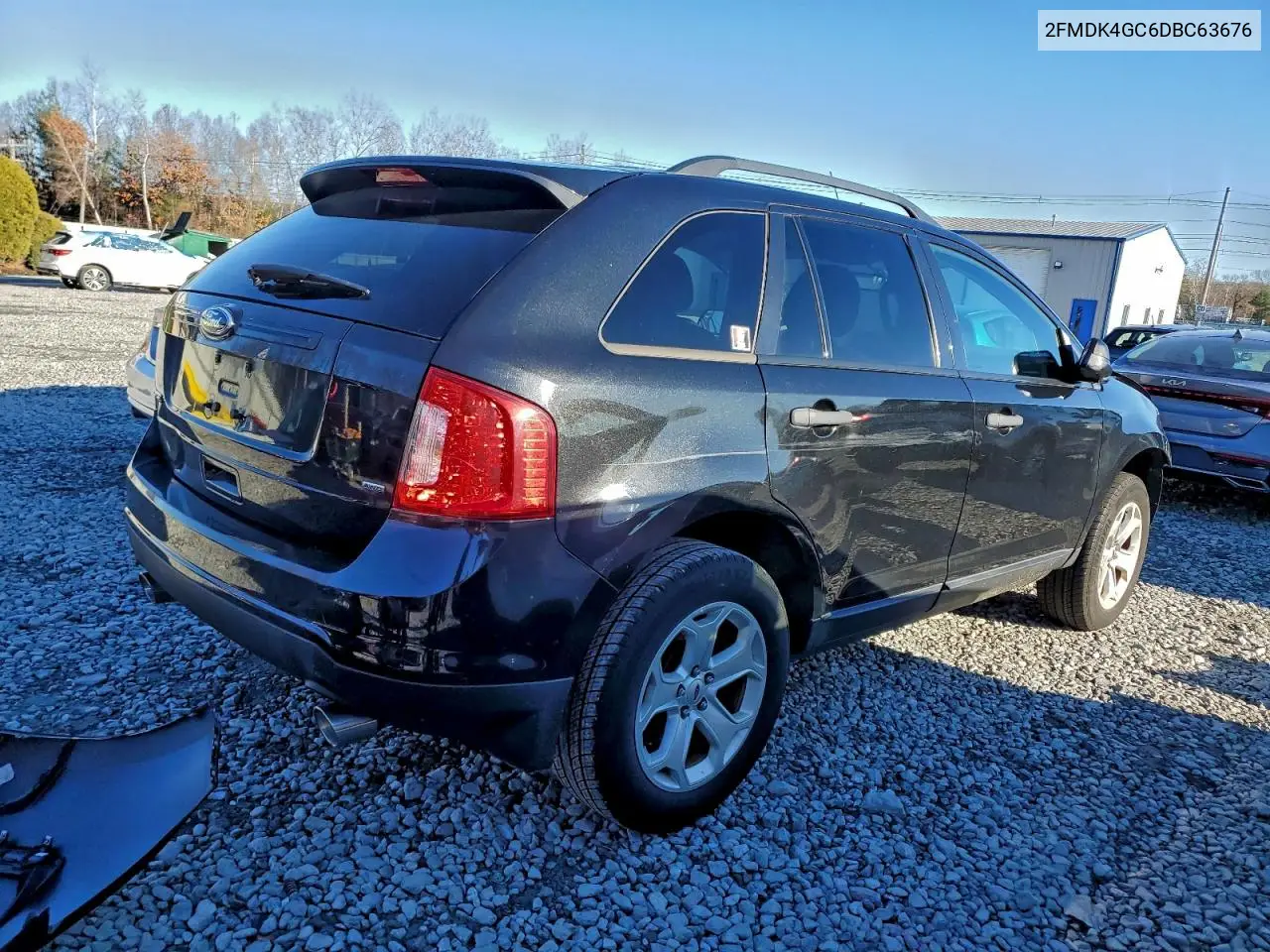 2FMDK4GC6DBC63676 2013 Ford Edge Se