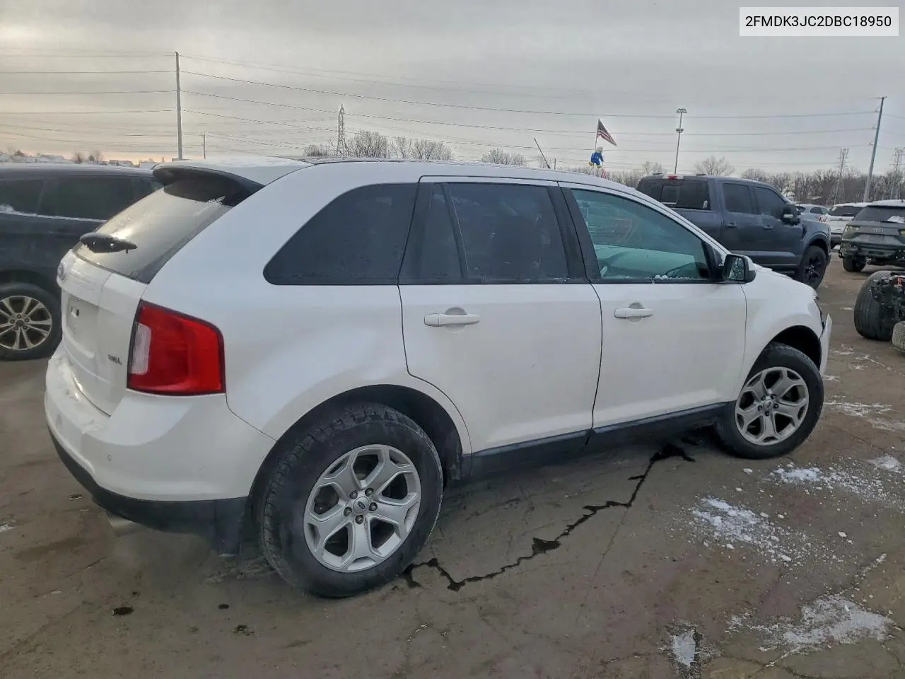 2FMDK3JC2DBC18950 2013 Ford Edge Sel