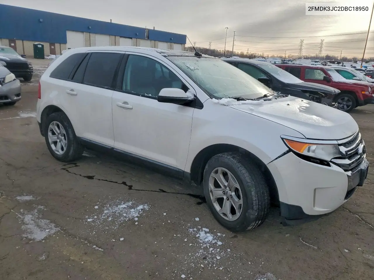 2FMDK3JC2DBC18950 2013 Ford Edge Sel