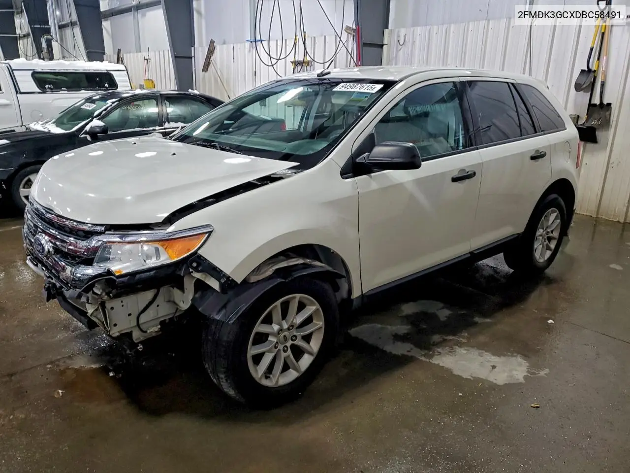 2FMDK3GCXDBC58491 2013 Ford Edge Se