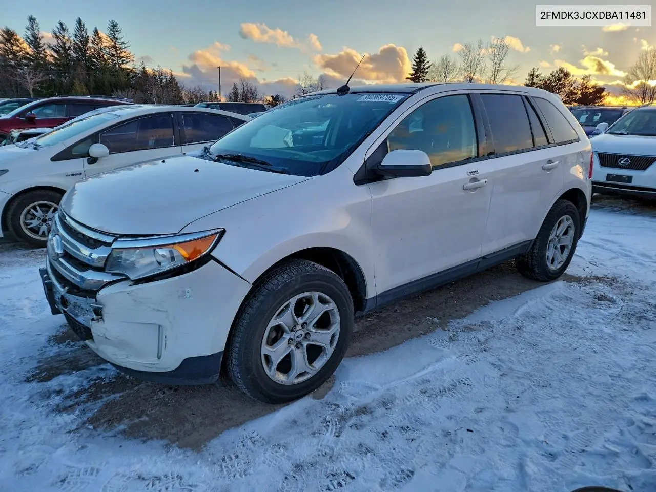 2FMDK3JCXDBA11481 2013 Ford Edge Sel