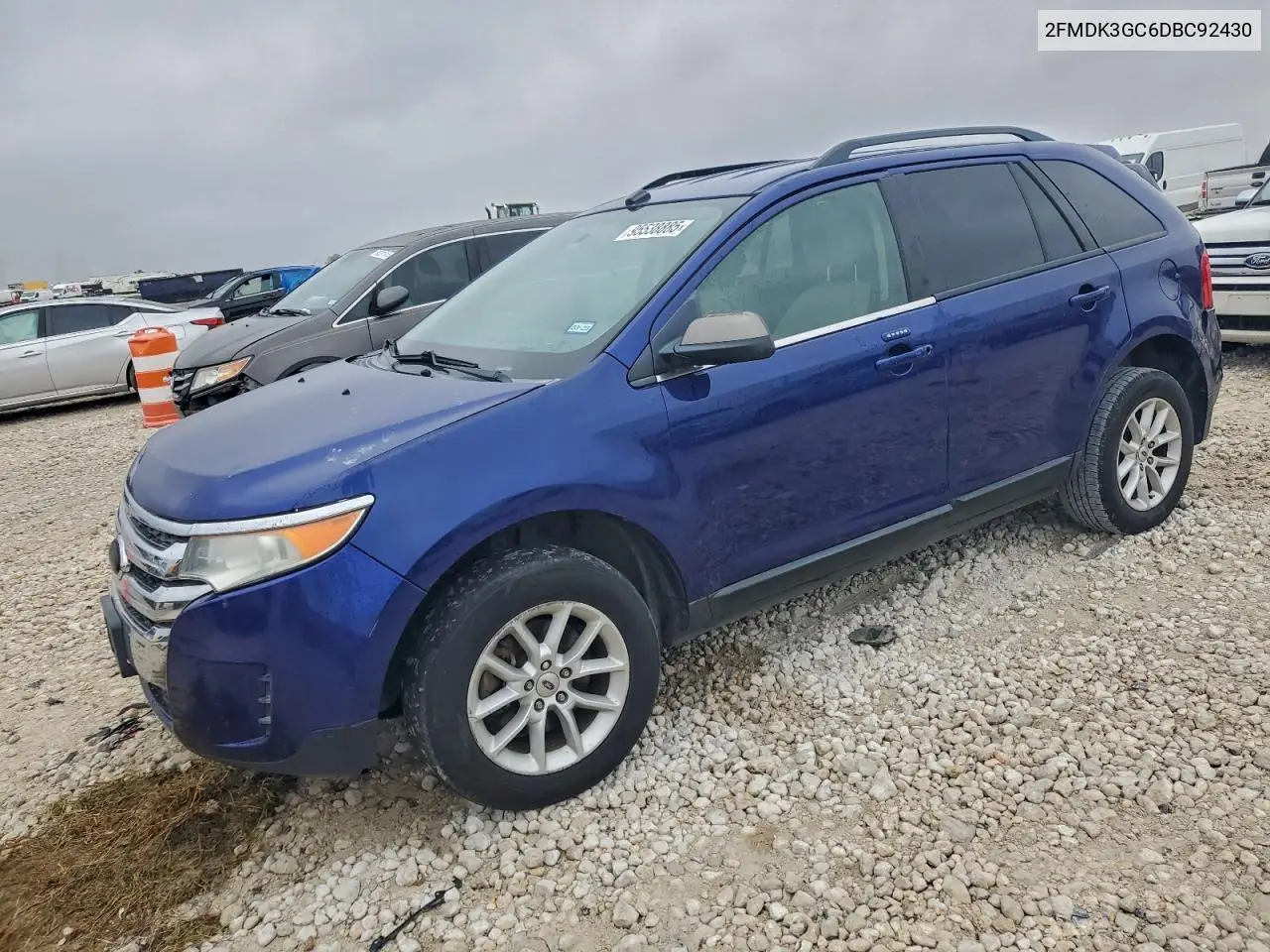2FMDK3GC6DBC92430 2013 Ford Edge Se