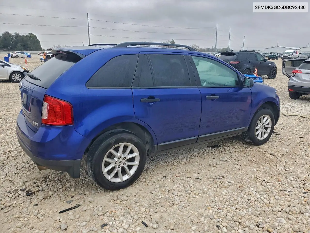 2FMDK3GC6DBC92430 2013 Ford Edge Se