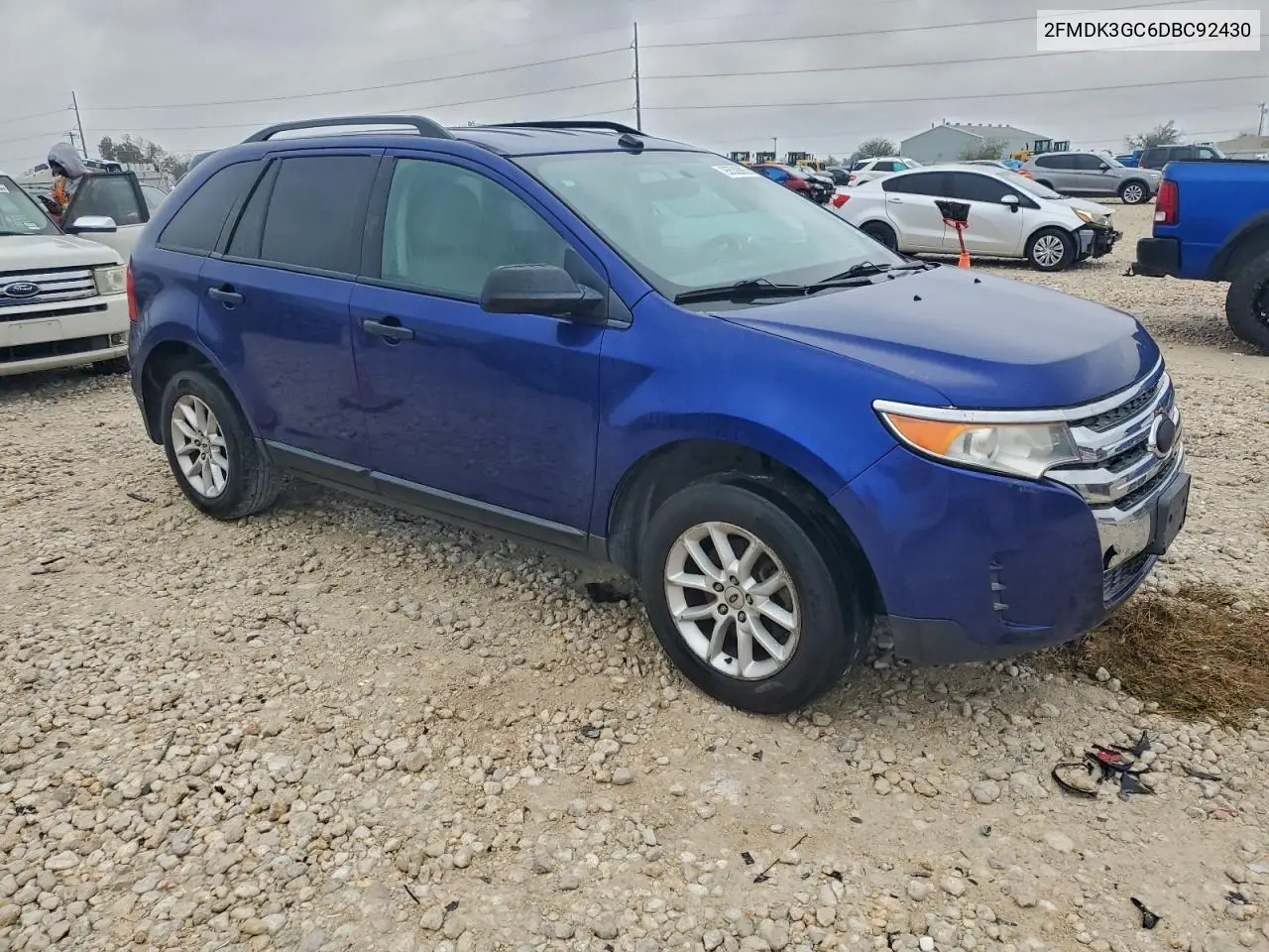 2FMDK3GC6DBC92430 2013 Ford Edge Se