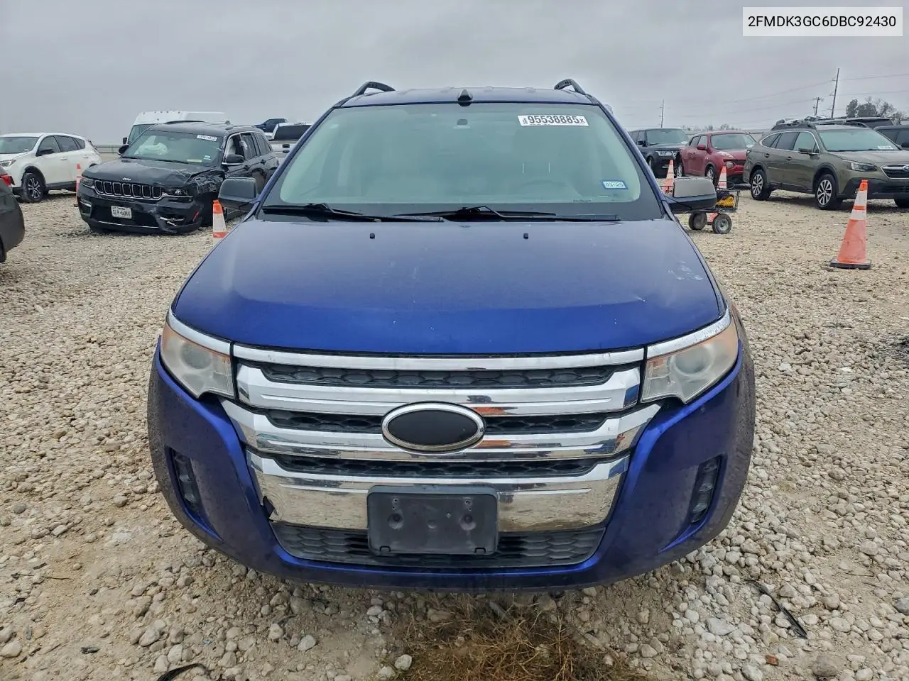 2FMDK3GC6DBC92430 2013 Ford Edge Se