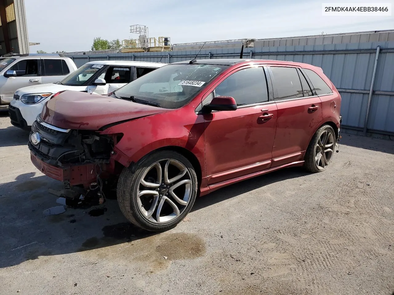 2FMDK4AK4EBB38466 2014 Ford Edge Sport