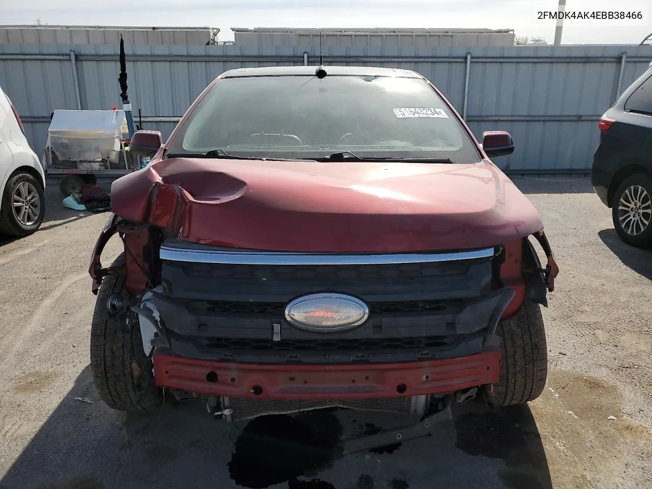 2FMDK4AK4EBB38466 2014 Ford Edge Sport