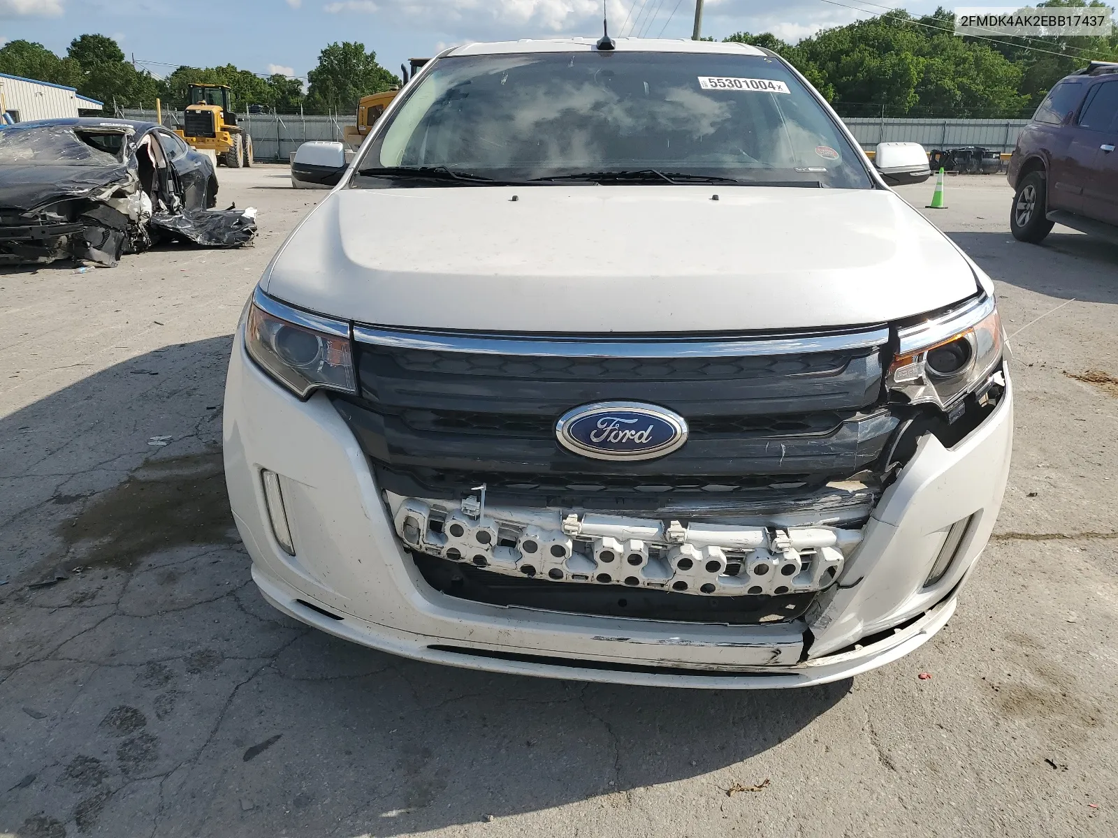 2014 Ford Edge Sport VIN: 2FMDK4AK2EBB17437 Lot: 55301004