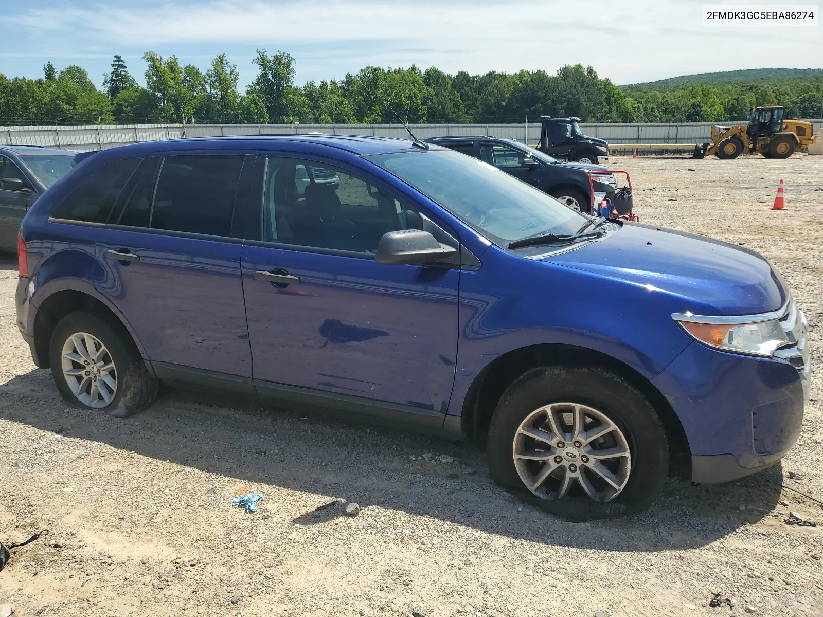 2014 Ford Edge Se VIN: 2FMDK3GC5EBA86274 Lot: 61847164