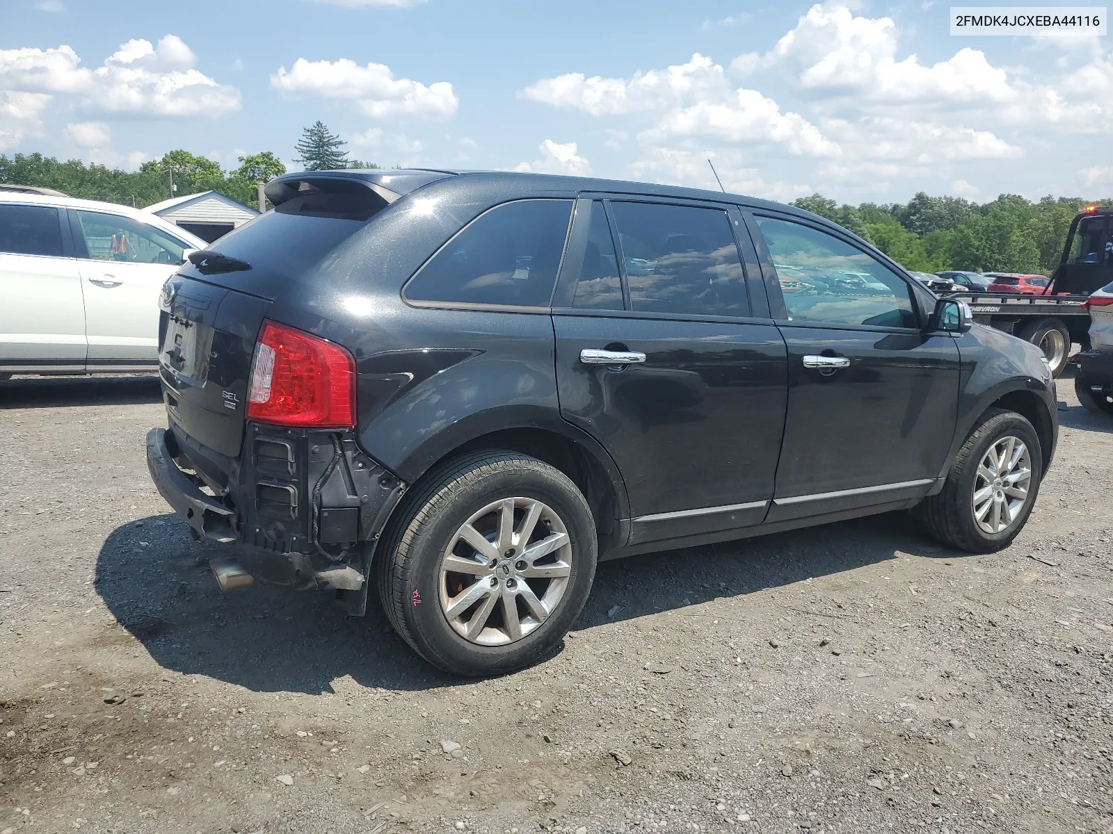 2014 Ford Edge Sel VIN: 2FMDK4JCXEBA44116 Lot: 62804644