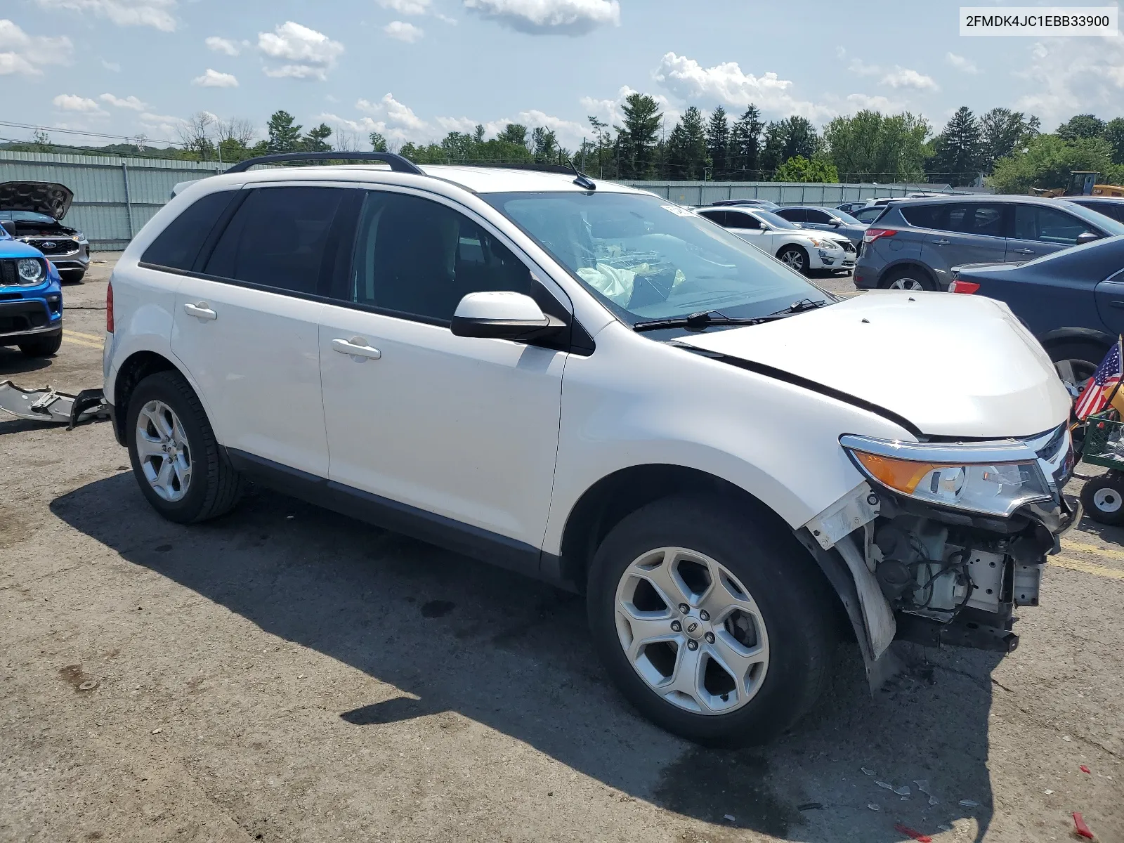 2014 Ford Edge Sel VIN: 2FMDK4JC1EBB33900 Lot: 63488074