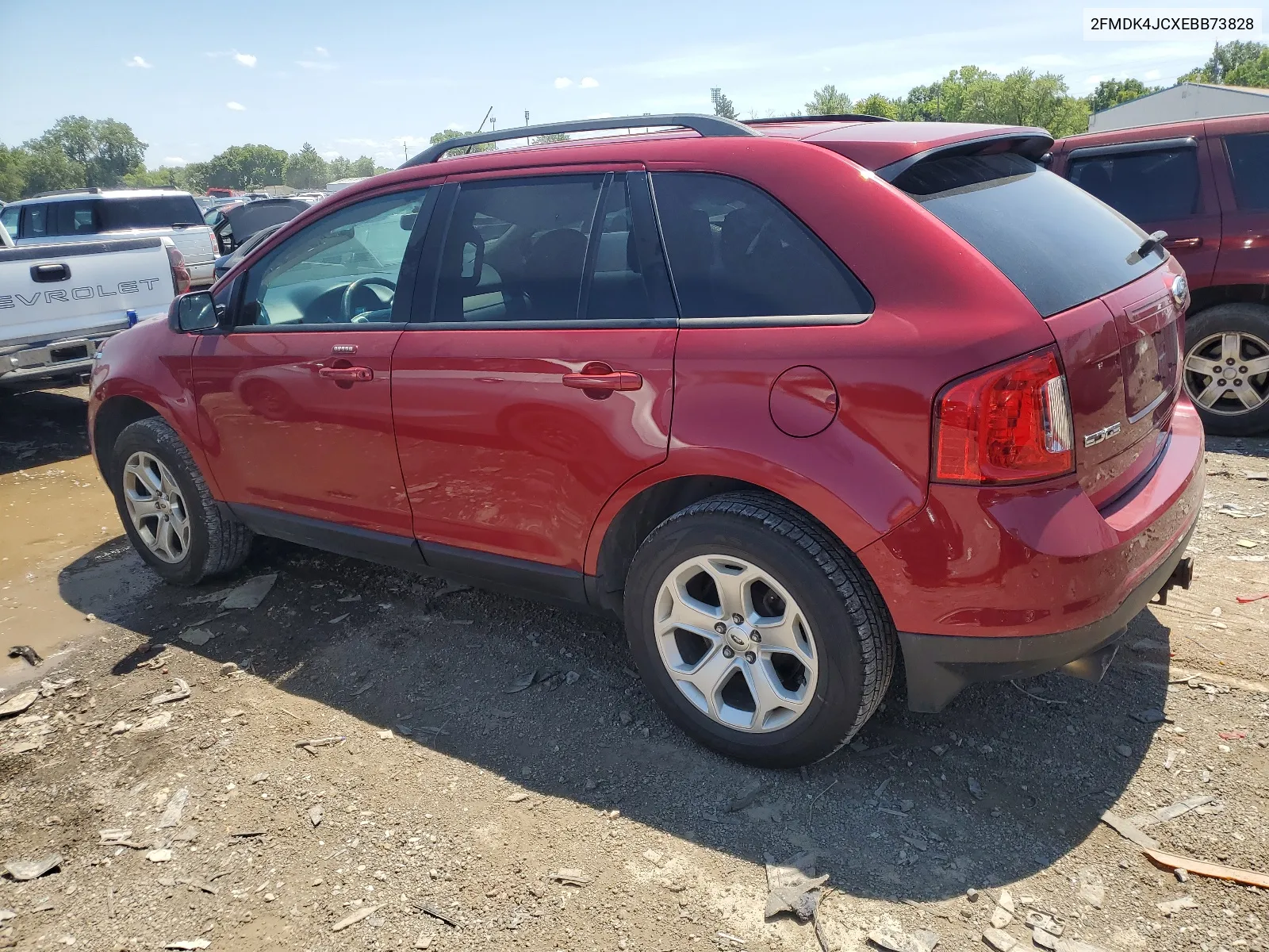 2FMDK4JCXEBB73828 2014 Ford Edge Sel