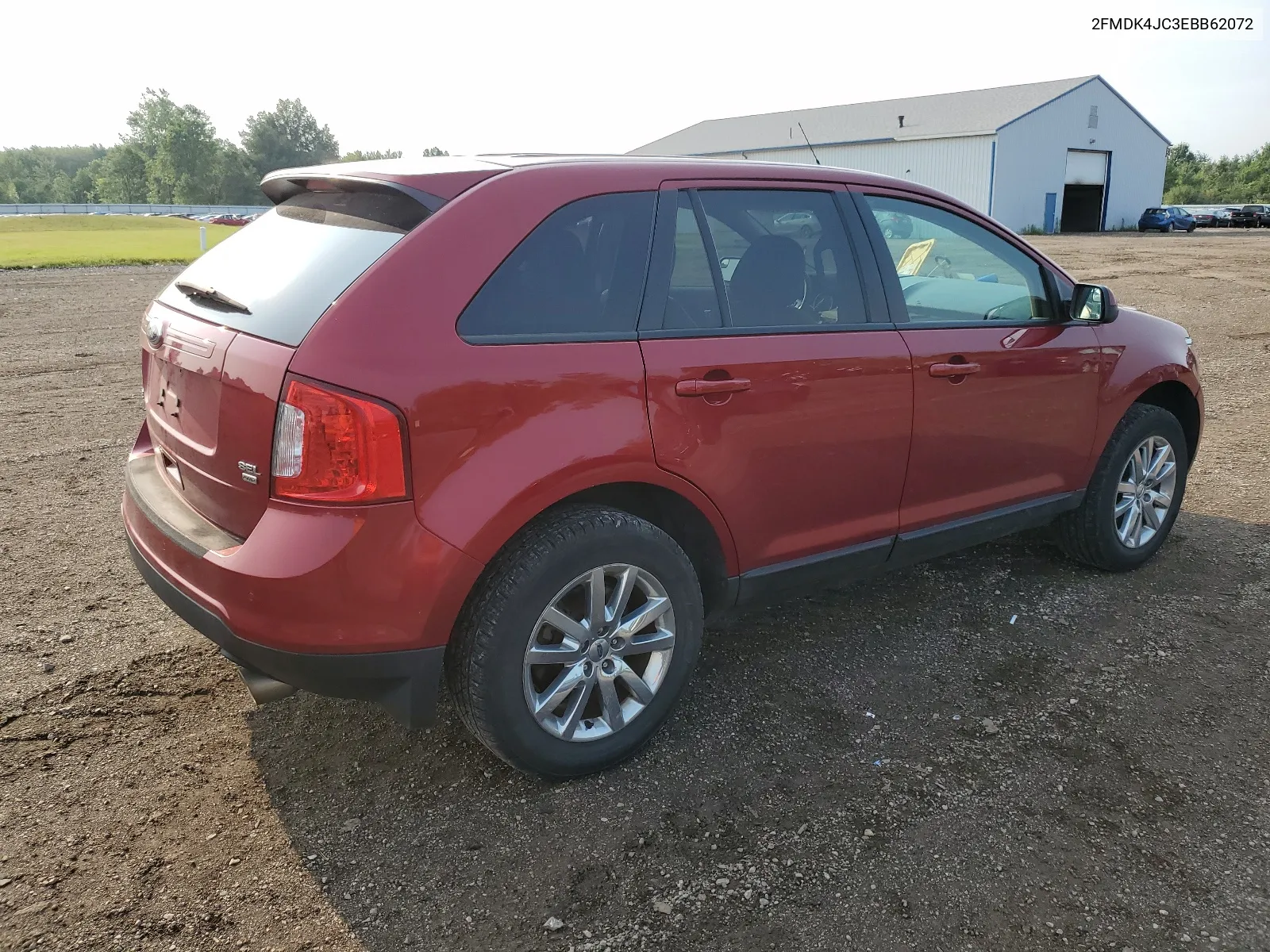 2014 Ford Edge Sel VIN: 2FMDK4JC3EBB62072 Lot: 64095694