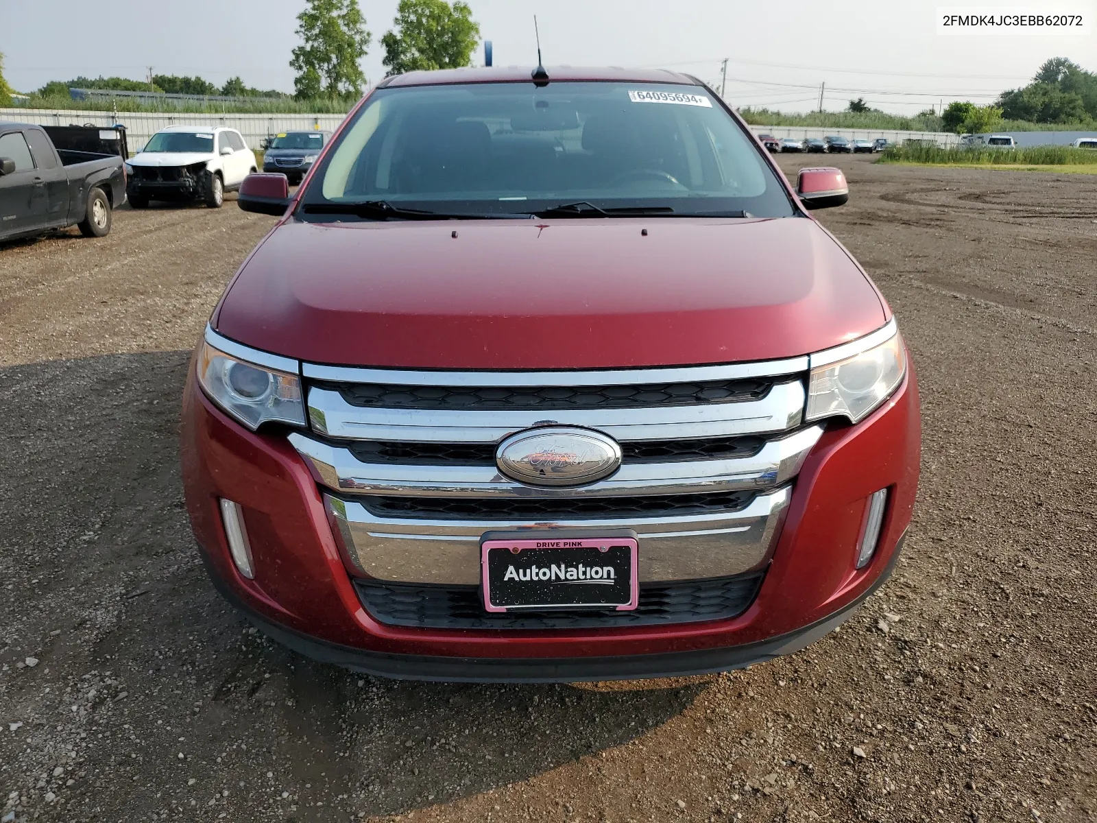 2014 Ford Edge Sel VIN: 2FMDK4JC3EBB62072 Lot: 64095694