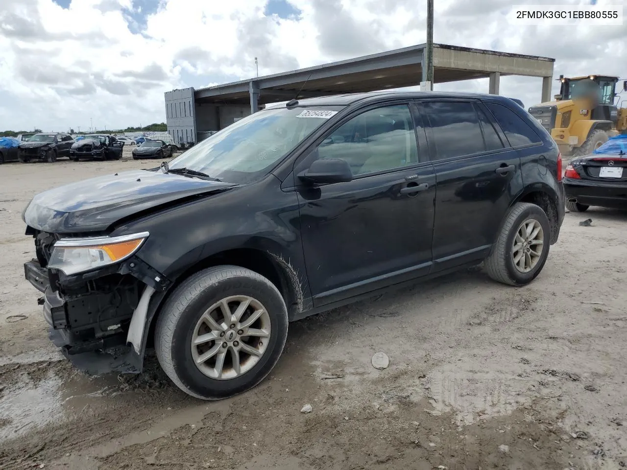 2014 Ford Edge Se VIN: 2FMDK3GC1EBB80555 Lot: 65254824