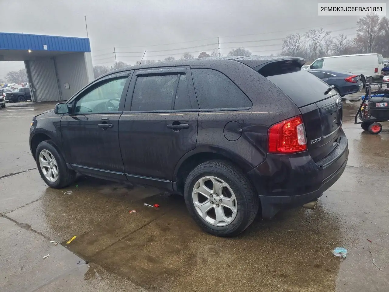 2FMDK3JC6EBA51851 2014 Ford Edge Sel