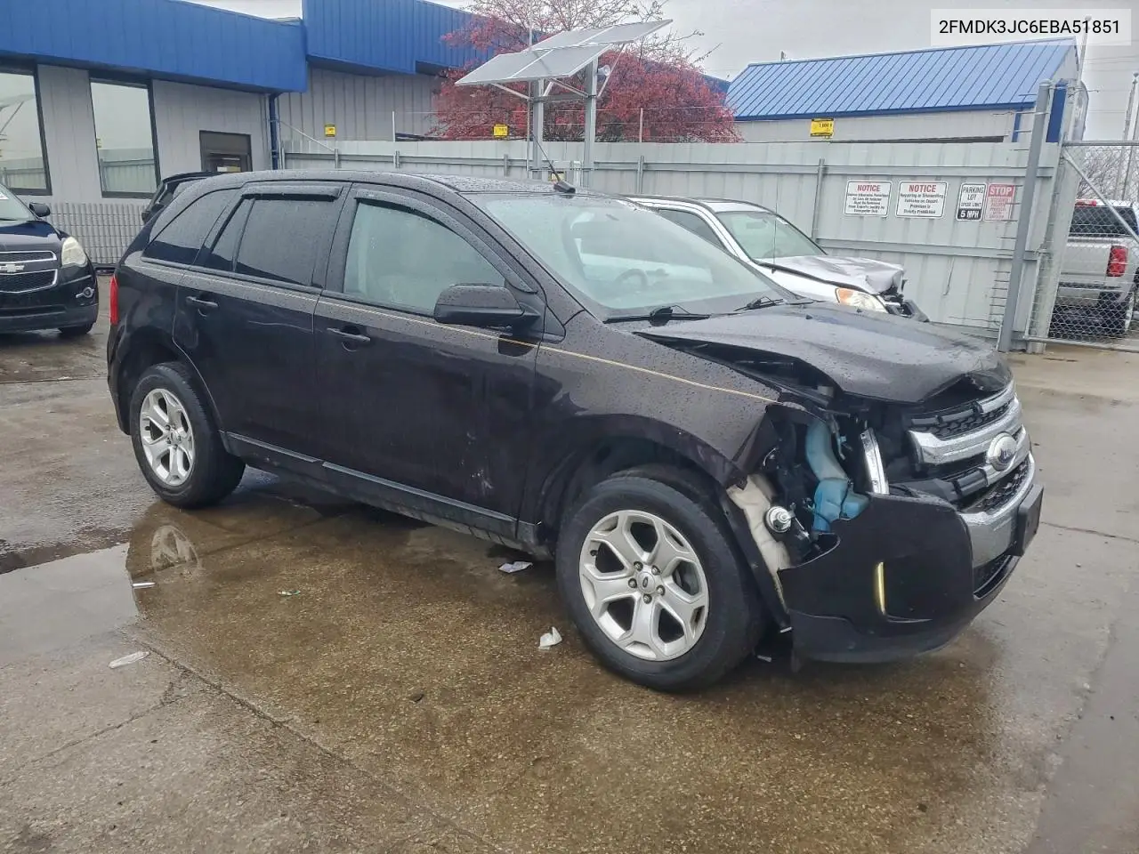 2FMDK3JC6EBA51851 2014 Ford Edge Sel