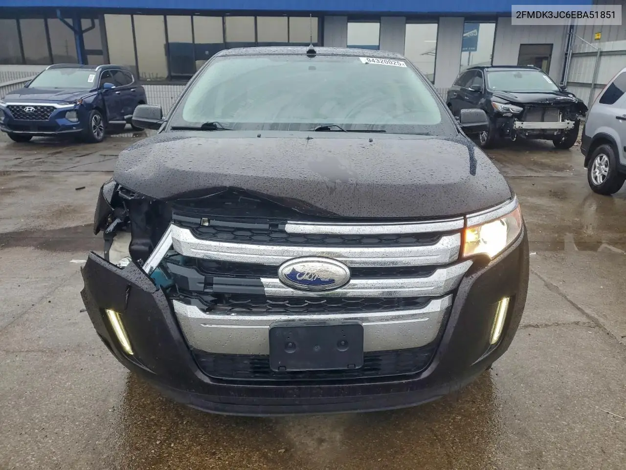 2FMDK3JC6EBA51851 2014 Ford Edge Sel