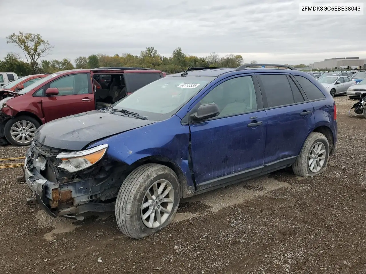 2FMDK3GC6EBB38043 2014 Ford Edge Se