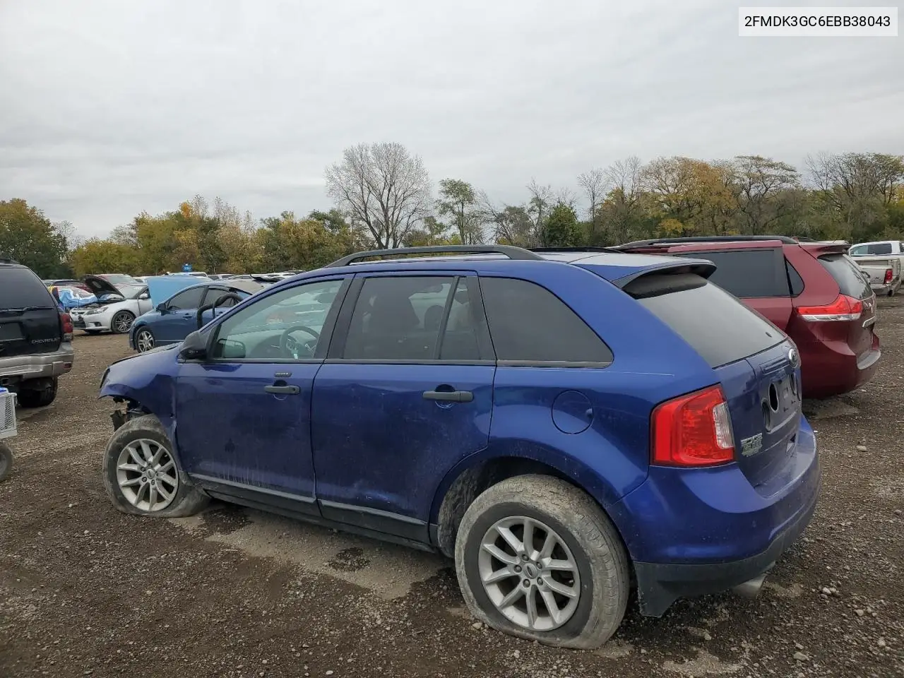 2FMDK3GC6EBB38043 2014 Ford Edge Se