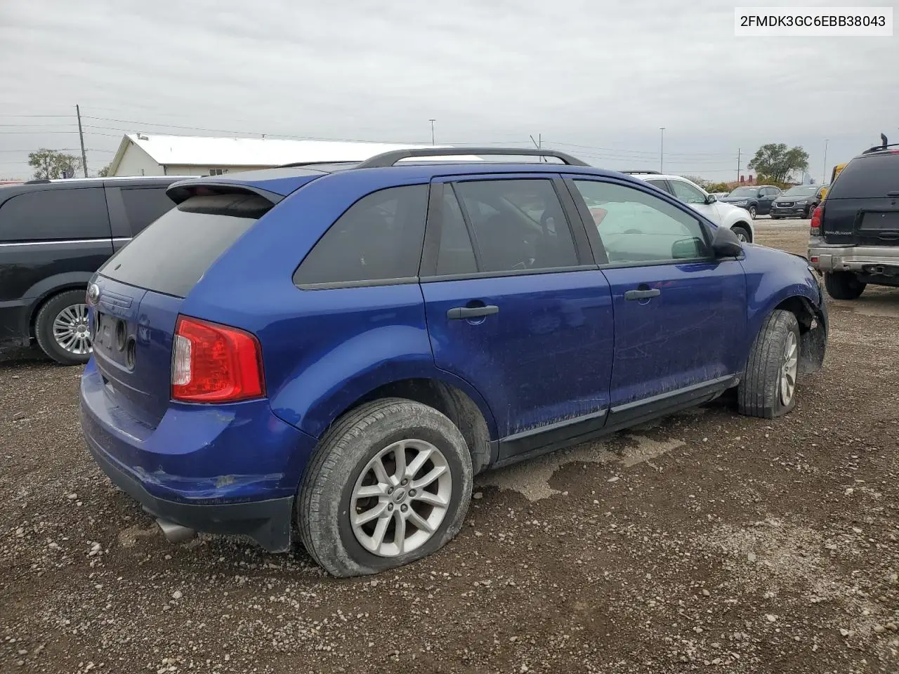 2FMDK3GC6EBB38043 2014 Ford Edge Se