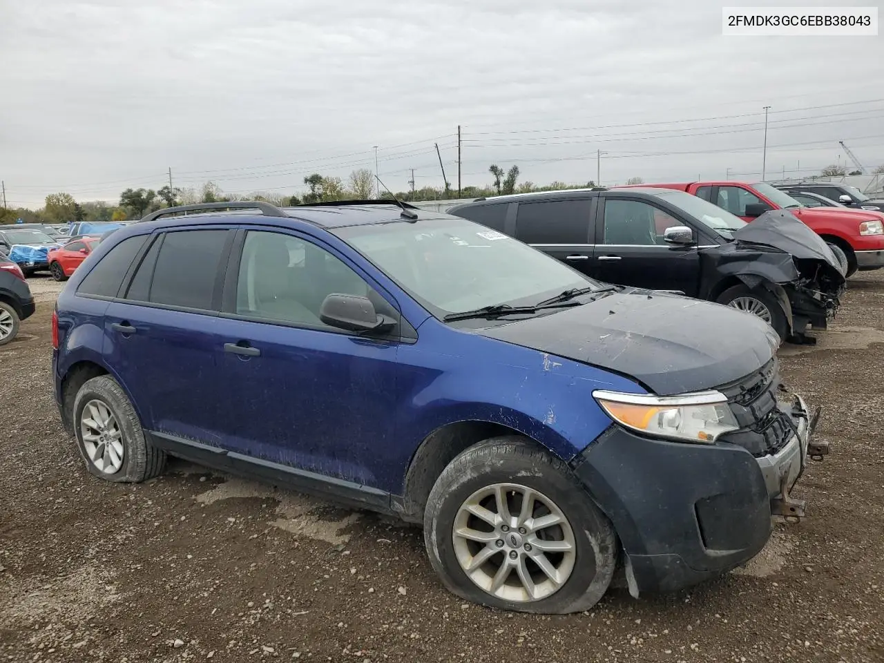 2FMDK3GC6EBB38043 2014 Ford Edge Se