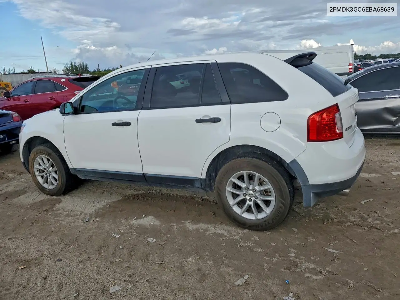 2FMDK3GC6EBA68639 2014 Ford Edge Se