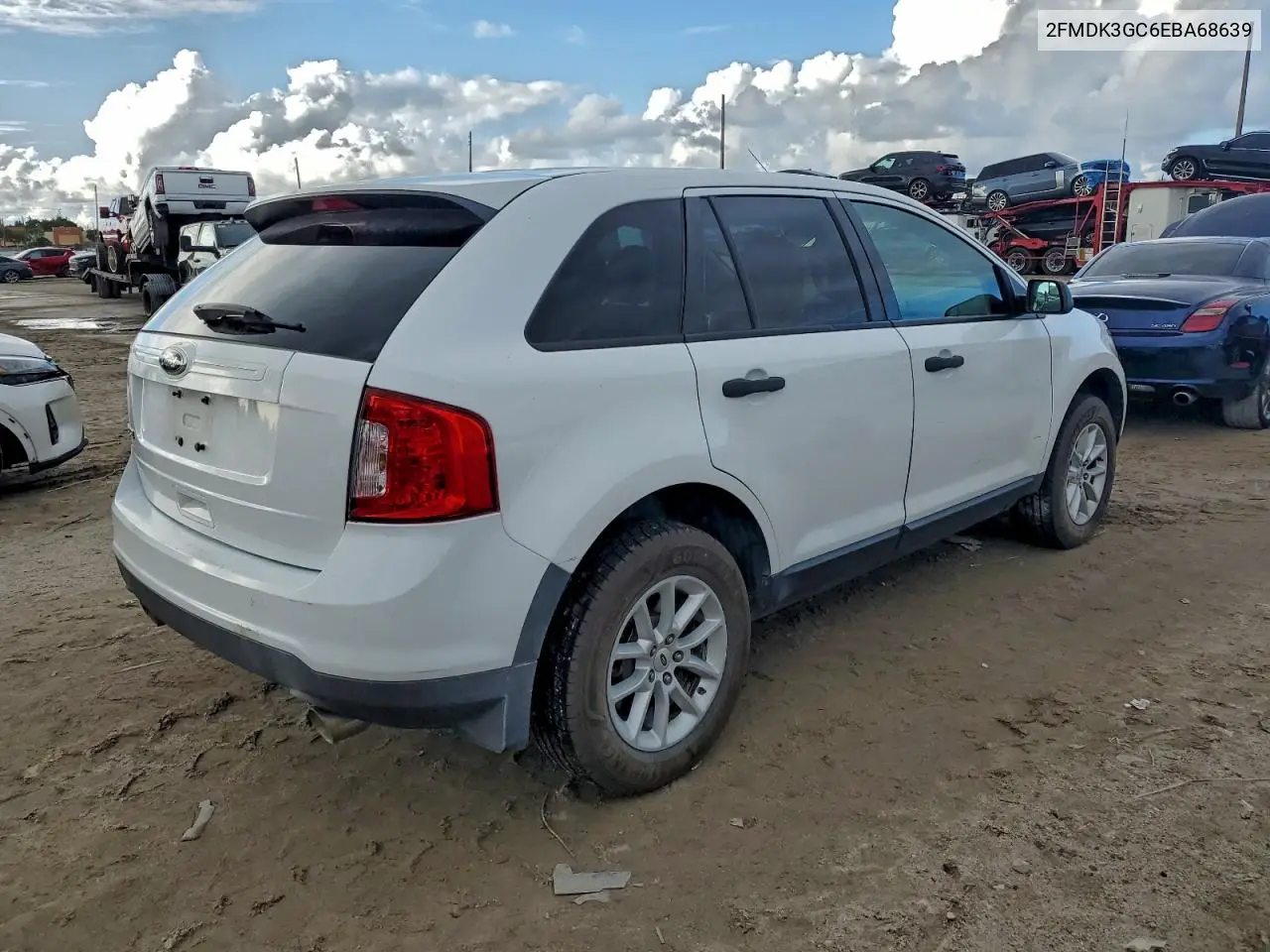 2FMDK3GC6EBA68639 2014 Ford Edge Se