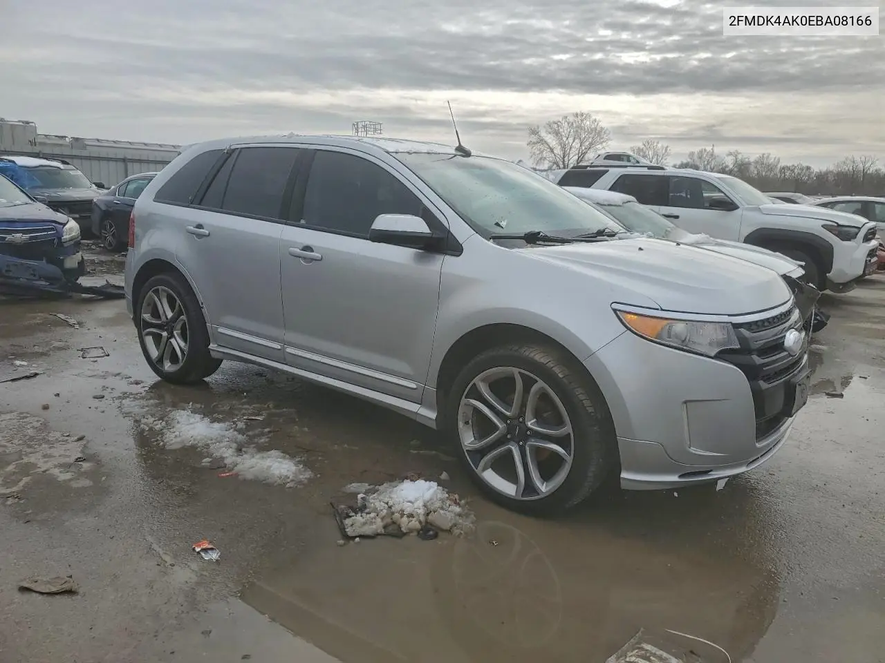 2FMDK4AK0EBA08166 2014 Ford Edge Sport