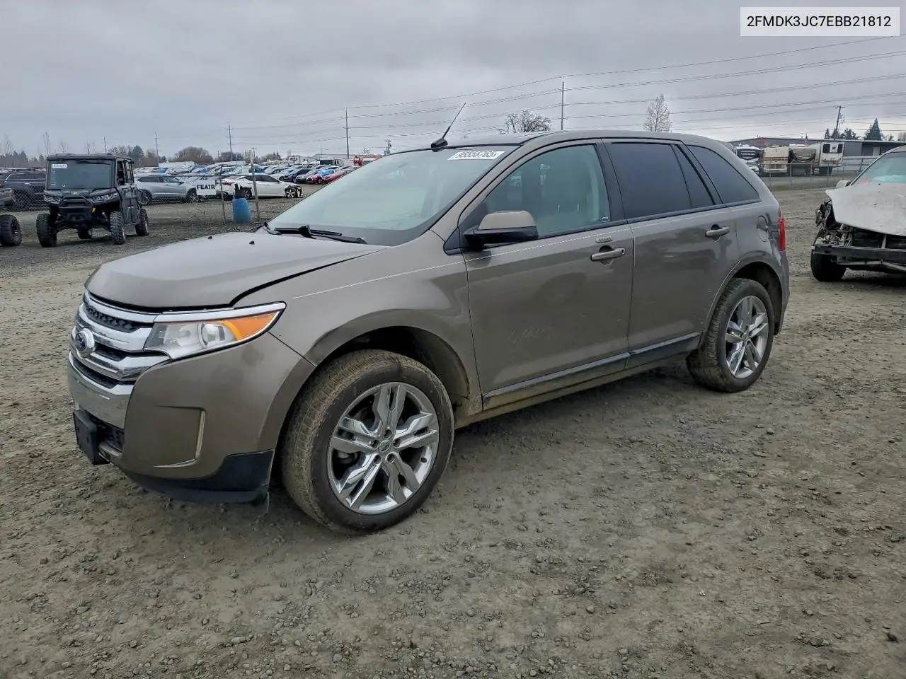 2FMDK3JC7EBB21812 2014 Ford Edge Sel