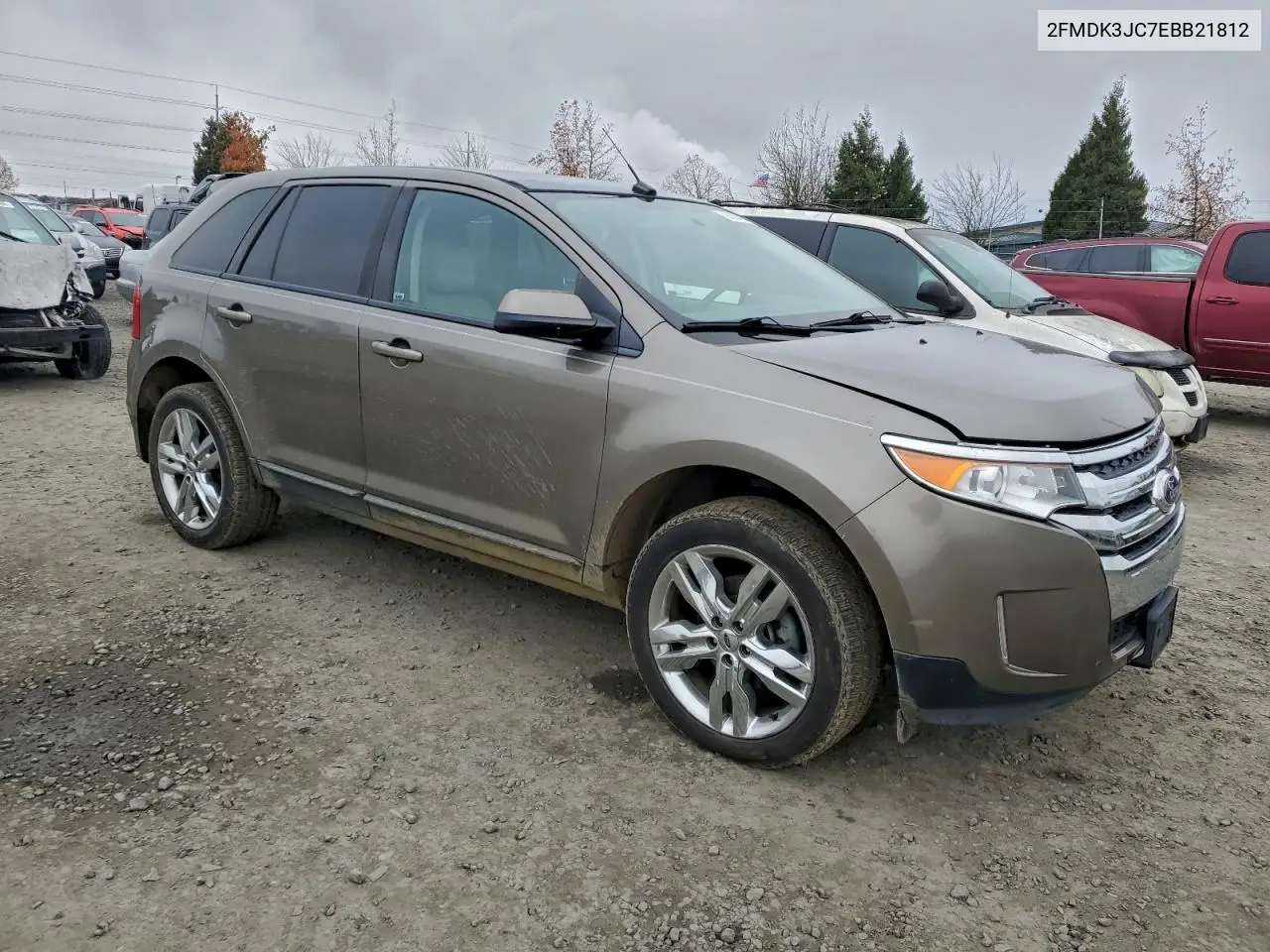 2FMDK3JC7EBB21812 2014 Ford Edge Sel