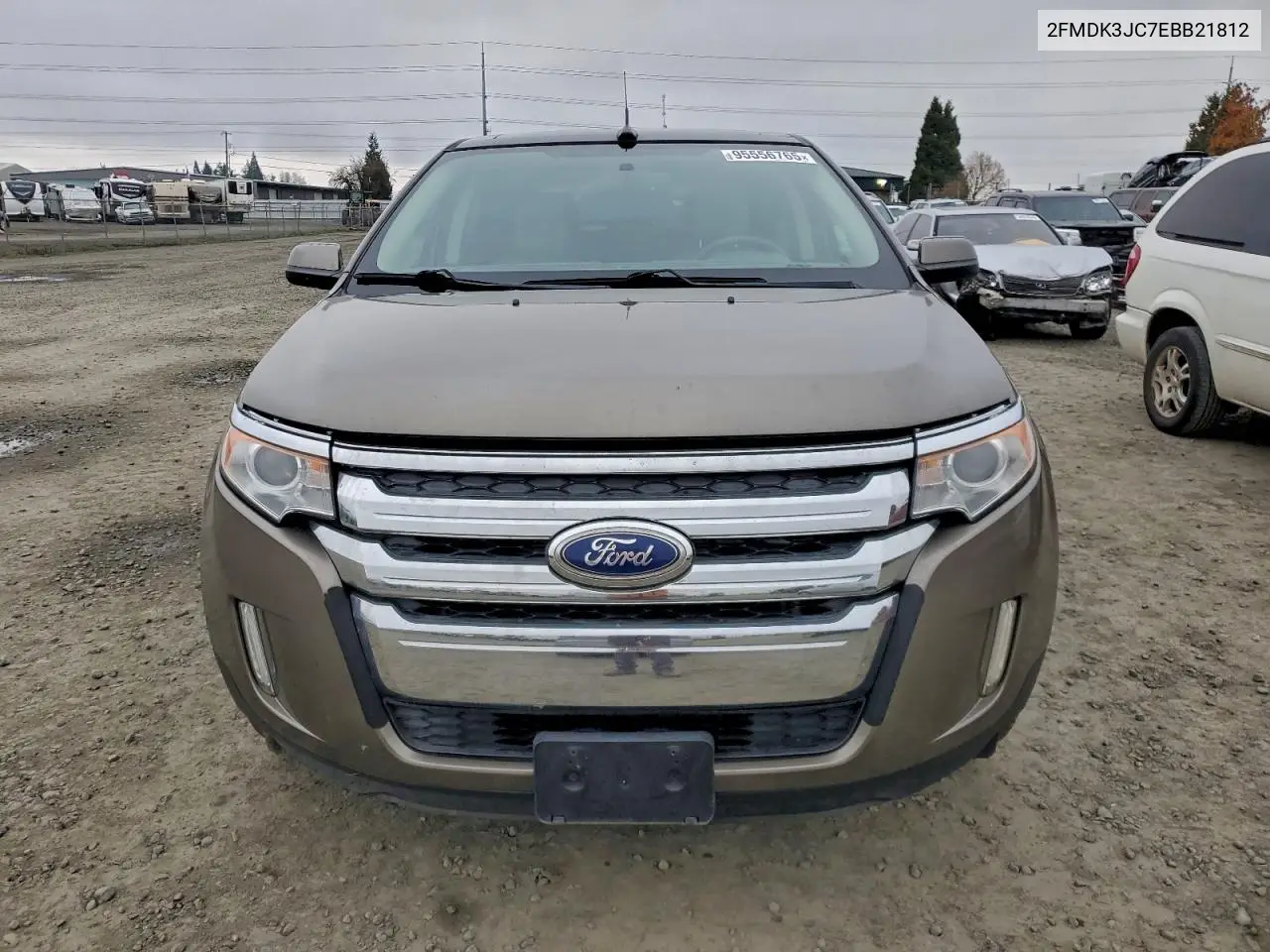 2FMDK3JC7EBB21812 2014 Ford Edge Sel