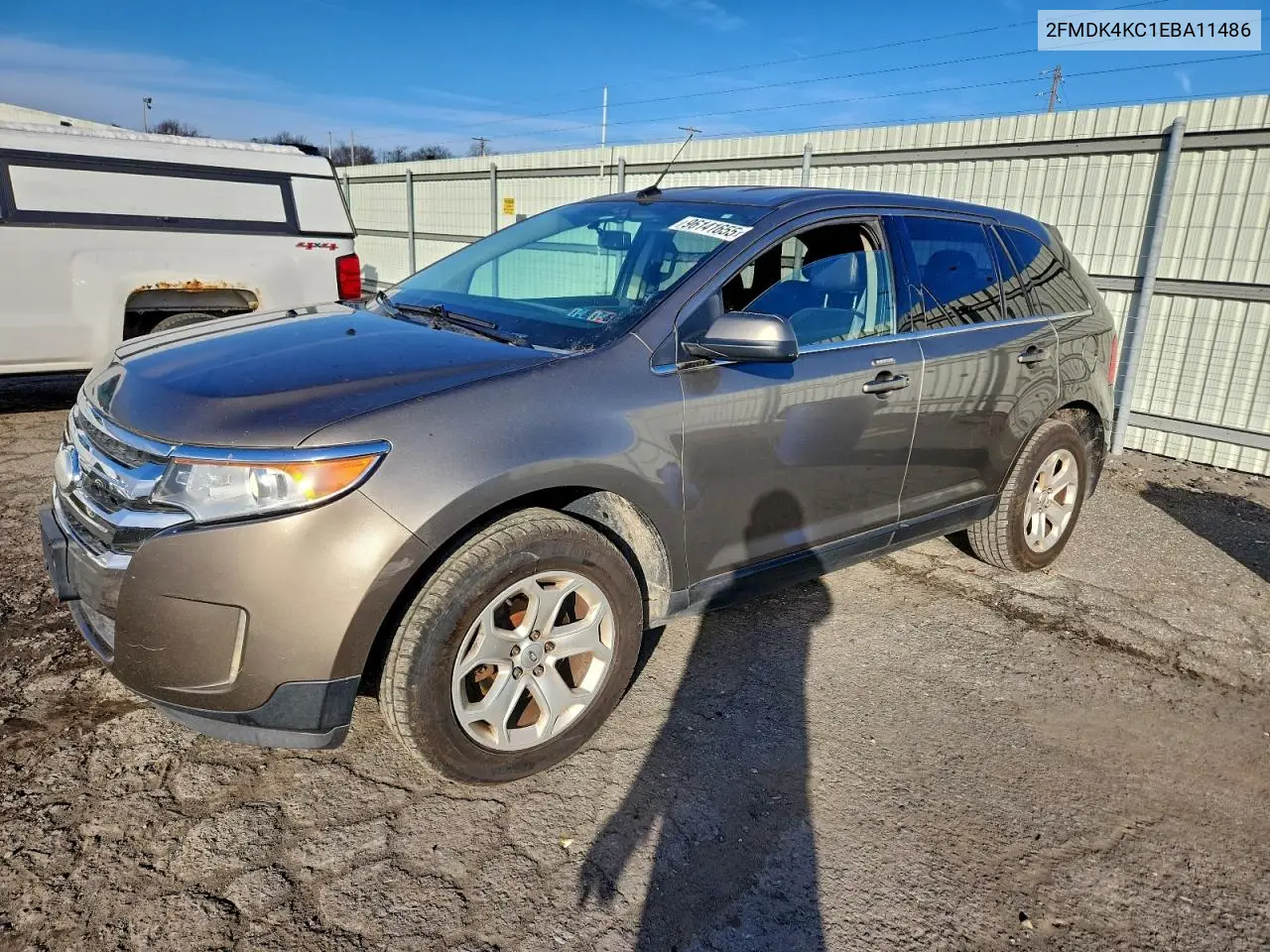 2FMDK4KC1EBA11486 2014 Ford Edge Limited