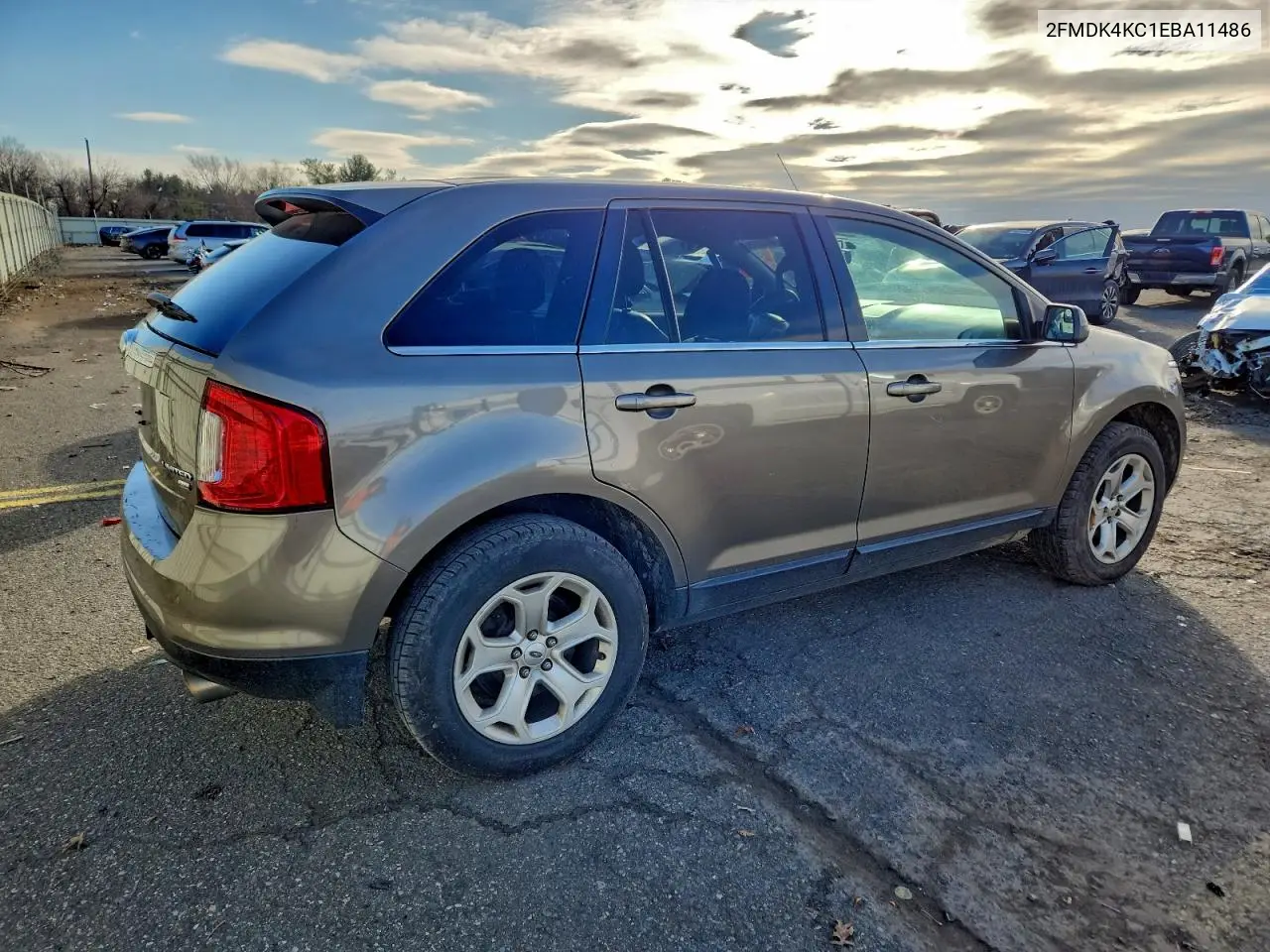 2FMDK4KC1EBA11486 2014 Ford Edge Limited