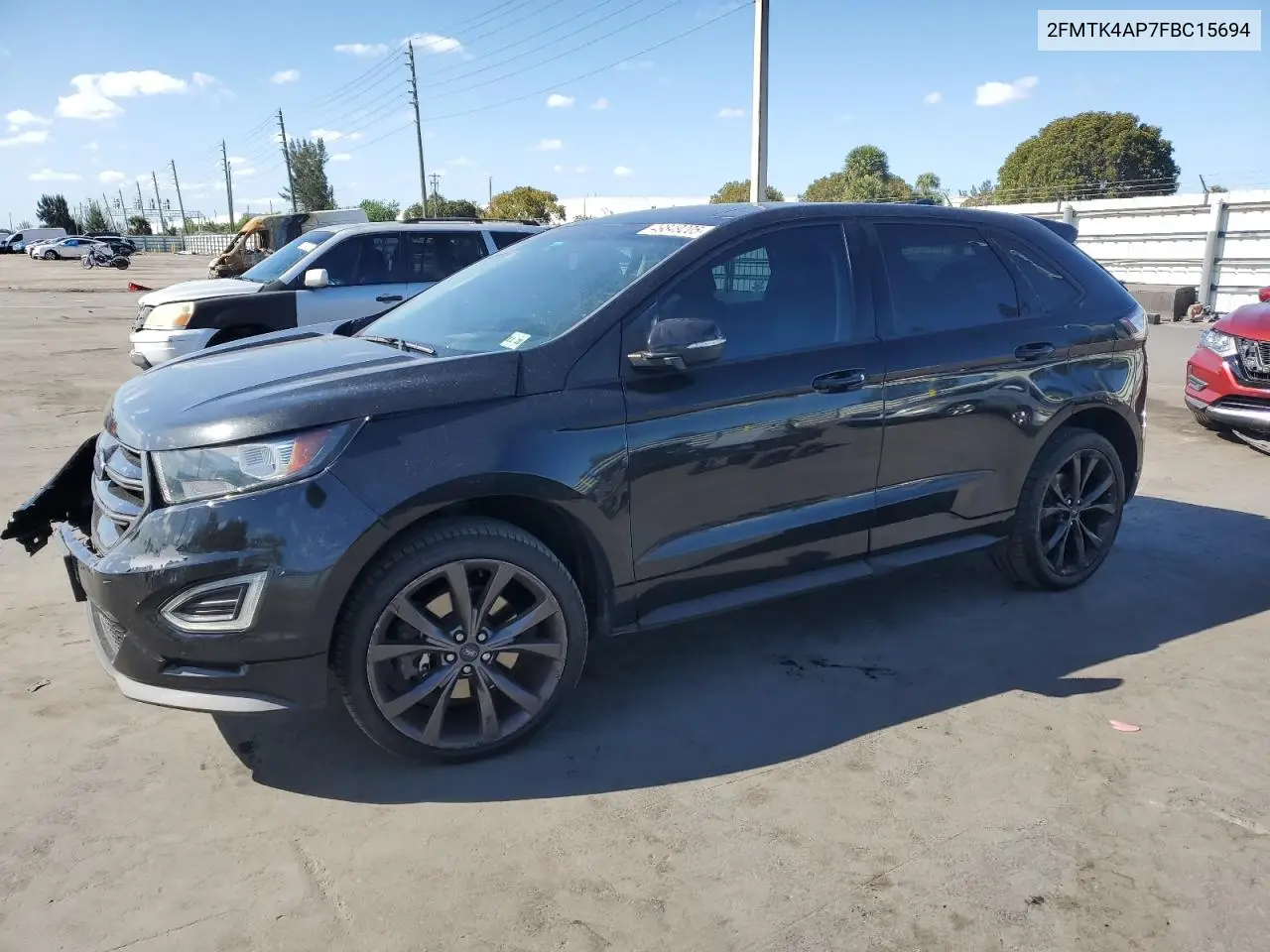 2FMTK4AP7FBC15694 2015 Ford Edge Sport