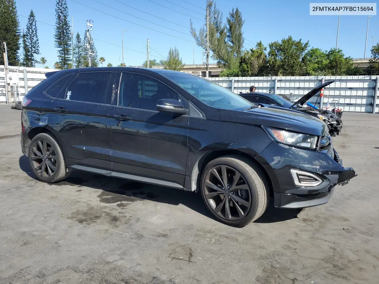 2FMTK4AP7FBC15694 2015 Ford Edge Sport