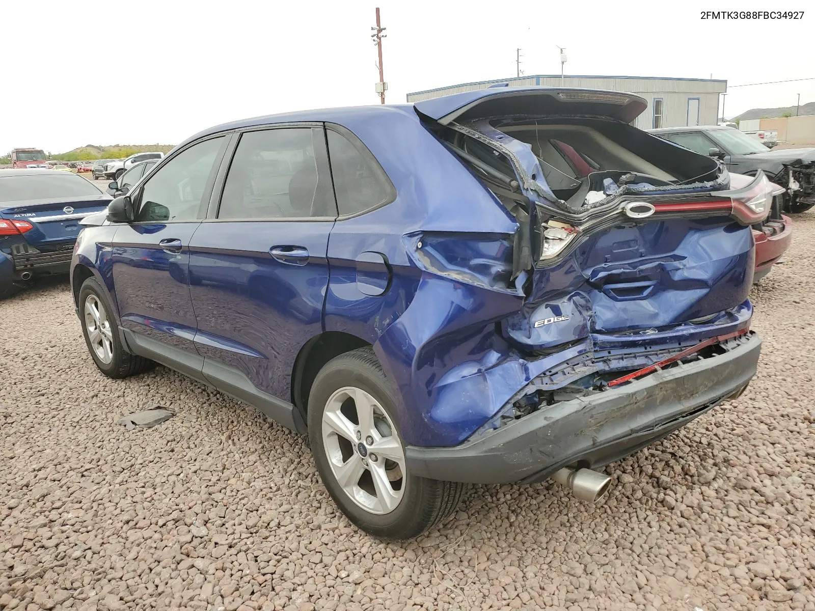 2FMTK3G88FBC34927 2015 Ford Edge Se