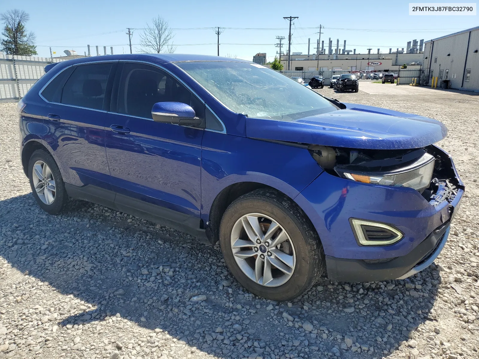 2015 Ford Edge Sel VIN: 2FMTK3J87FBC32790 Lot: 60442484