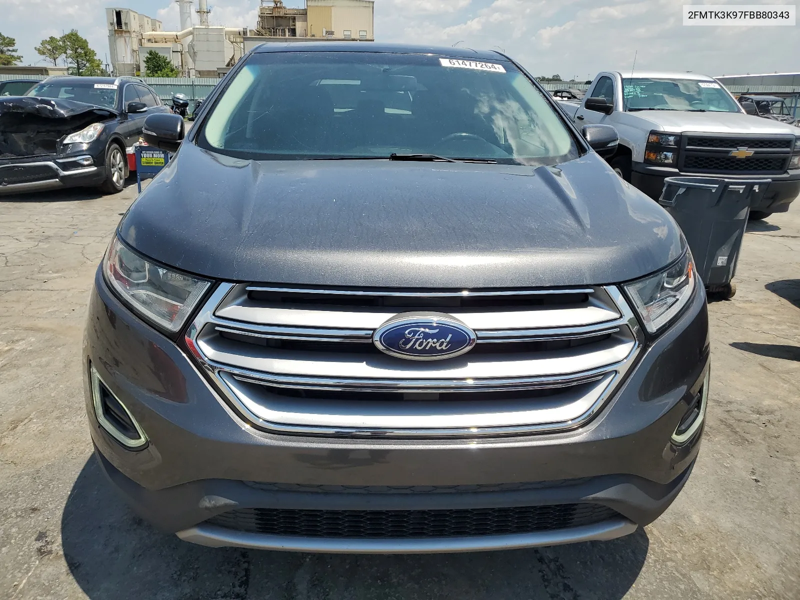 2015 Ford Edge Titanium VIN: 2FMTK3K97FBB80343 Lot: 61477264