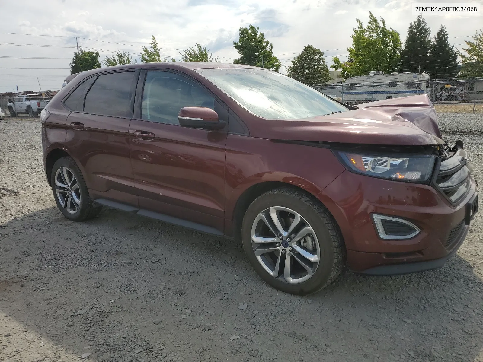 2015 Ford Edge Sport VIN: 2FMTK4AP0FBC34068 Lot: 63057254