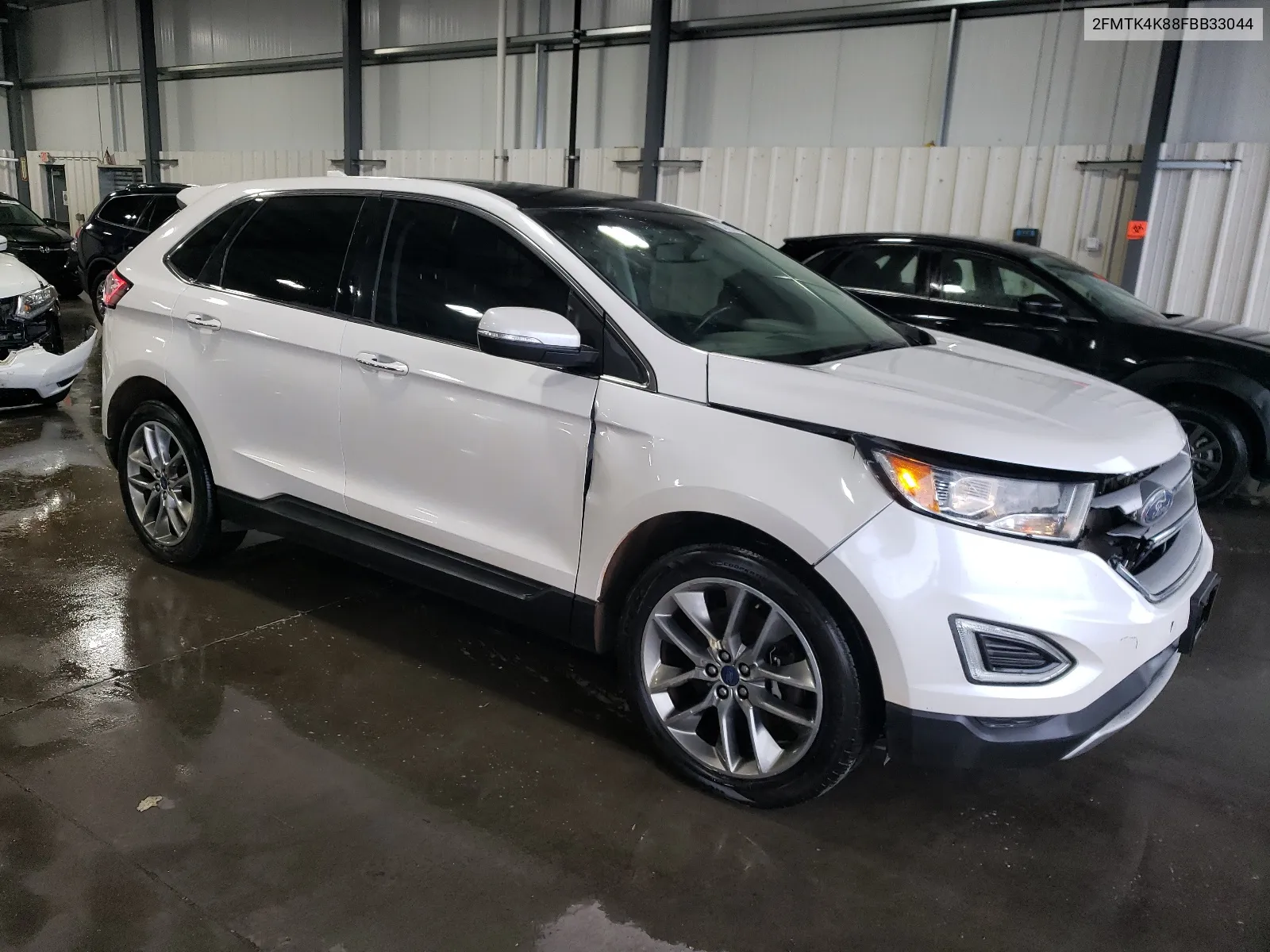 2015 Ford Edge Titanium VIN: 2FMTK4K88FBB33044 Lot: 63721204