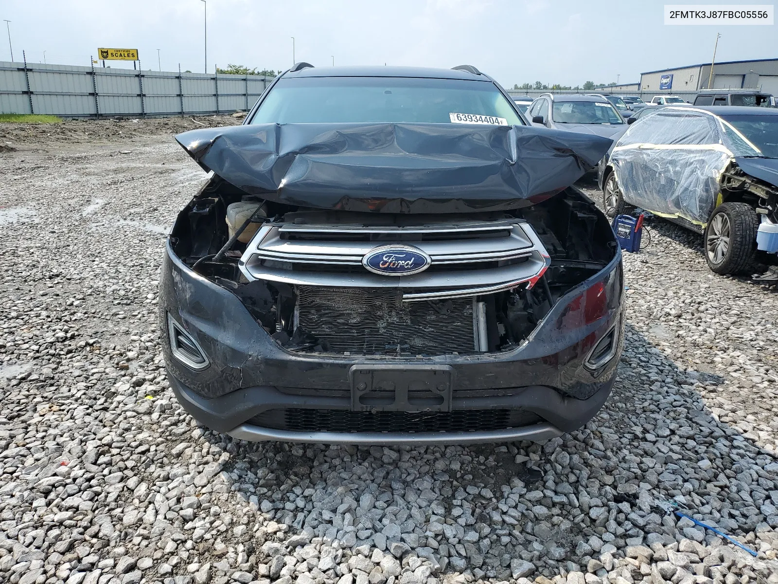 2015 Ford Edge Sel VIN: 2FMTK3J87FBC05556 Lot: 63934404