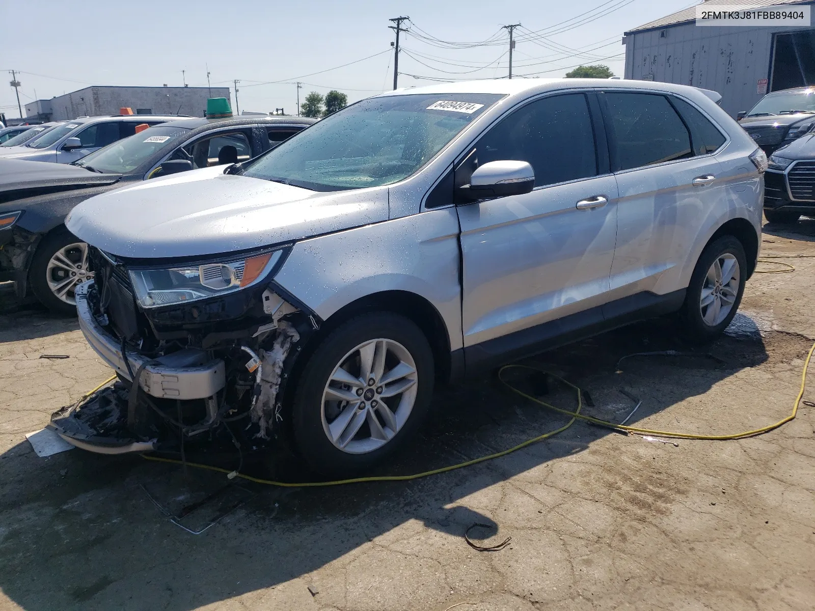 2015 Ford Edge Sel VIN: 2FMTK3J81FBB89404 Lot: 64094974