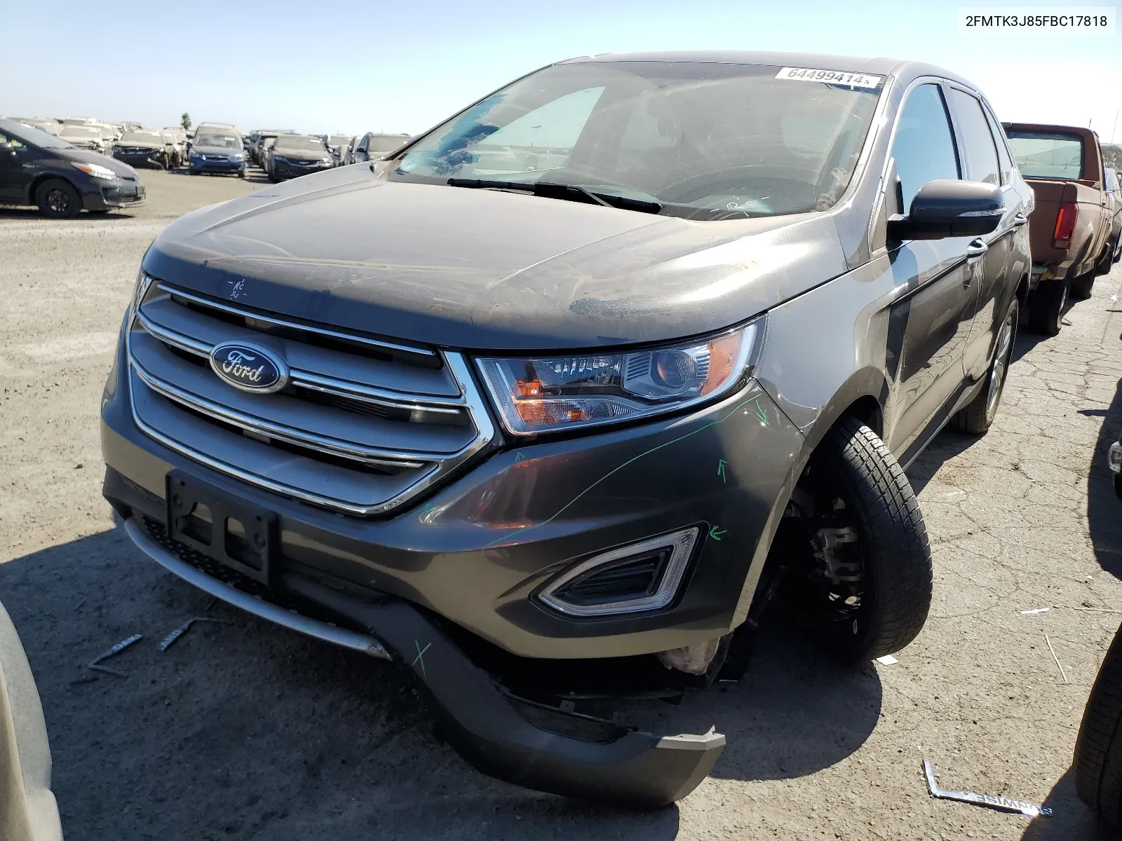 2FMTK3J85FBC17818 2015 Ford Edge Sel