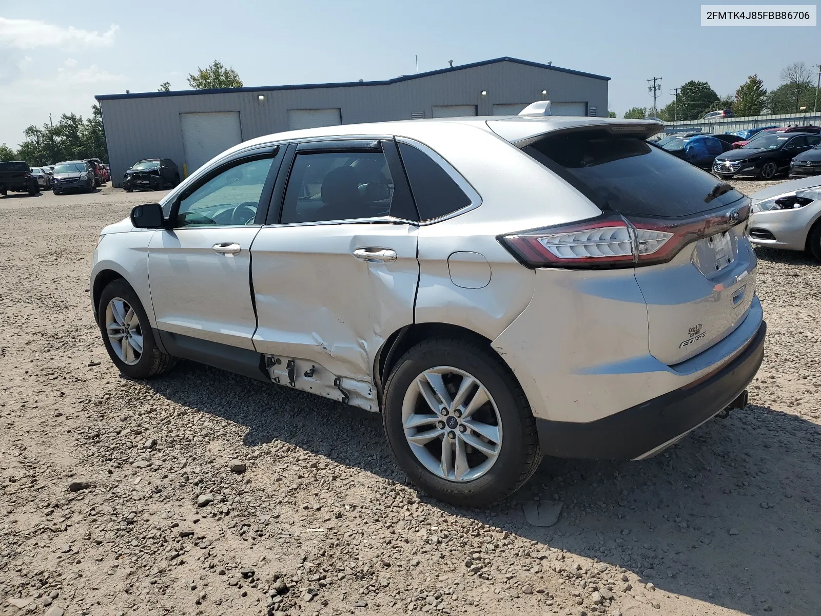 2015 Ford Edge Sel VIN: 2FMTK4J85FBB86706 Lot: 68604624