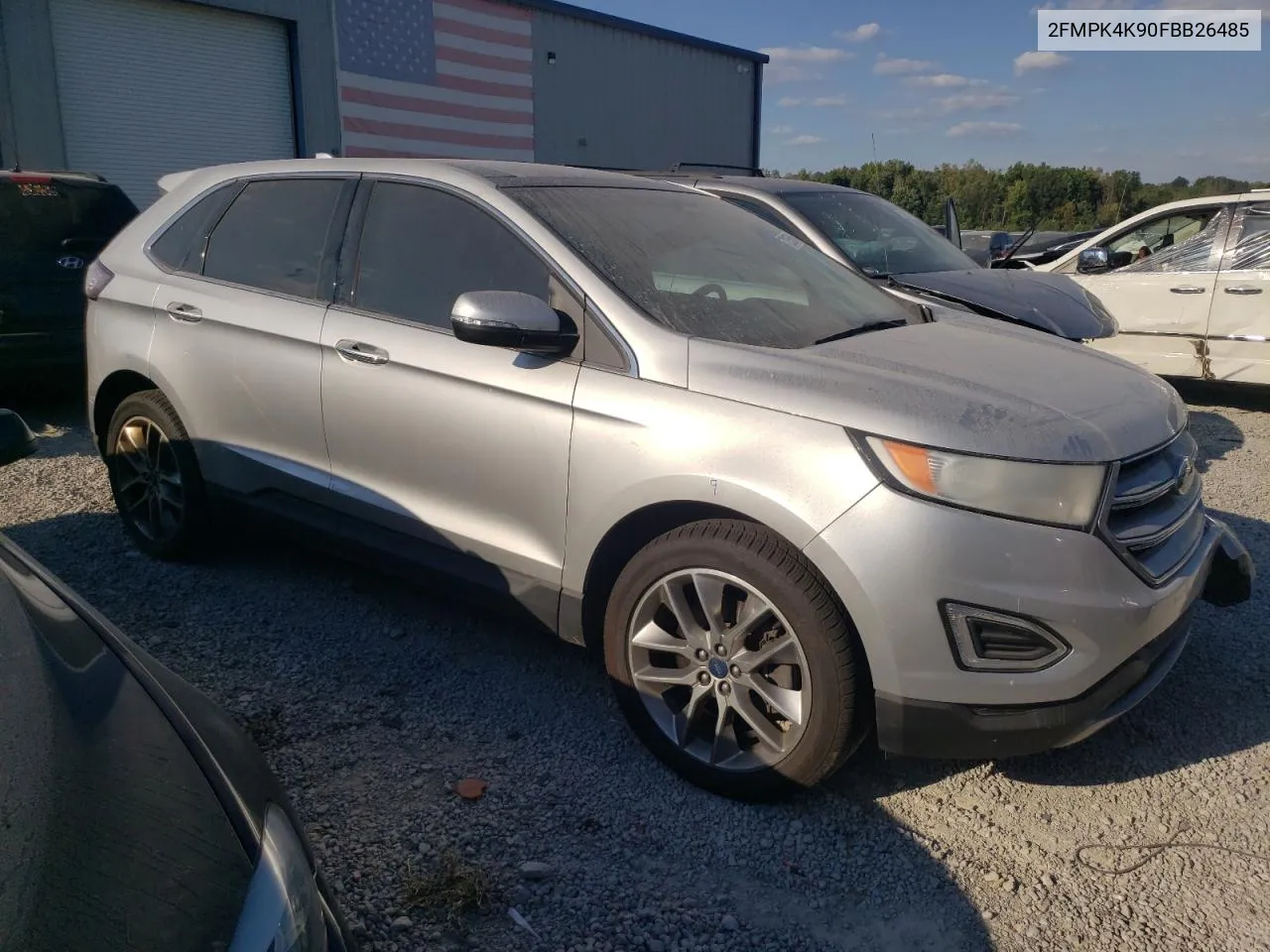 2FMPK4K90FBB26485 2015 Ford Edge Titanium