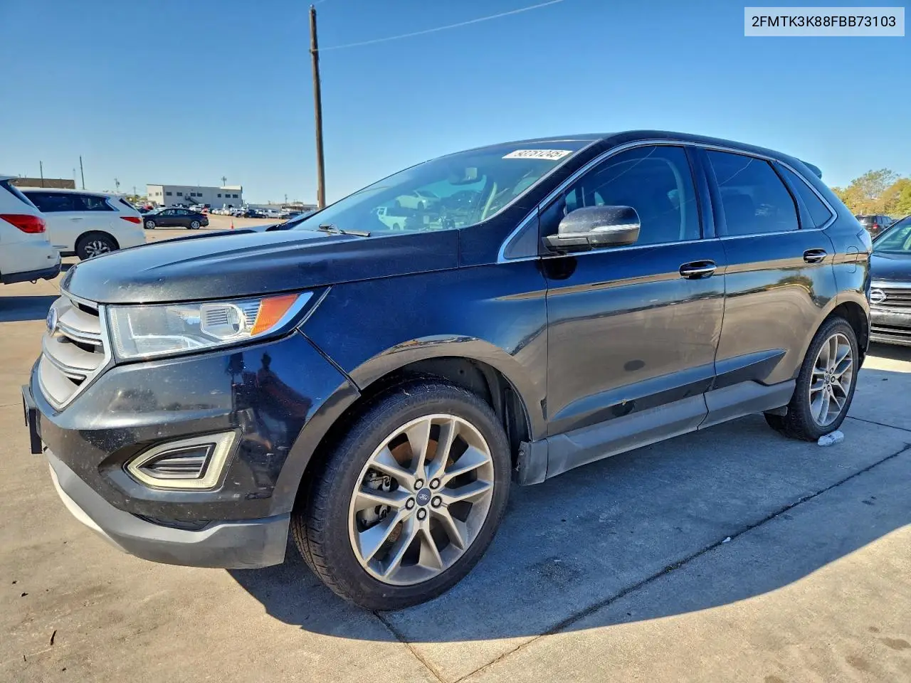 2FMTK3K88FBB73103 2015 Ford Edge Titanium
