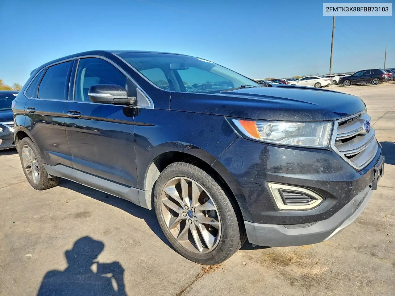 2FMTK3K88FBB73103 2015 Ford Edge Titanium
