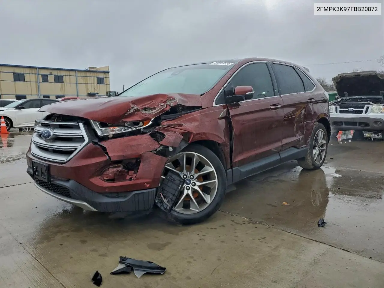 2FMPK3K97FBB20872 2015 Ford Edge Titanium