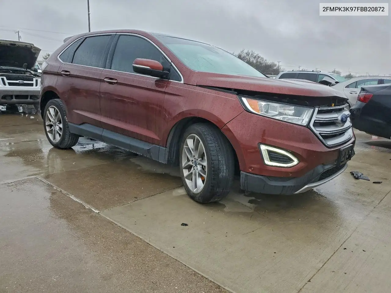 2FMPK3K97FBB20872 2015 Ford Edge Titanium